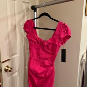 Classic, flattering form fitting, vintage inspired dress